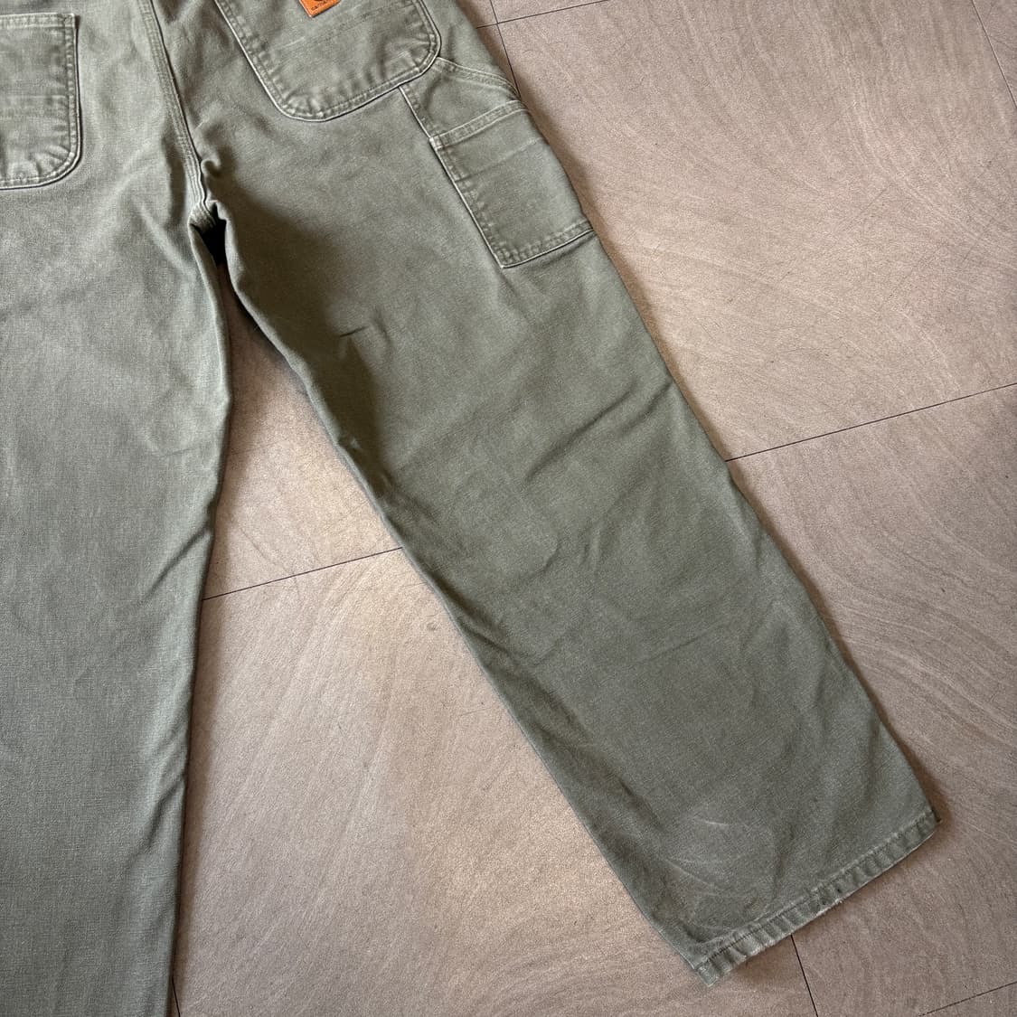 칼하트 오리지널 모스 그린 카펜터 팬츠 상품이미지4
