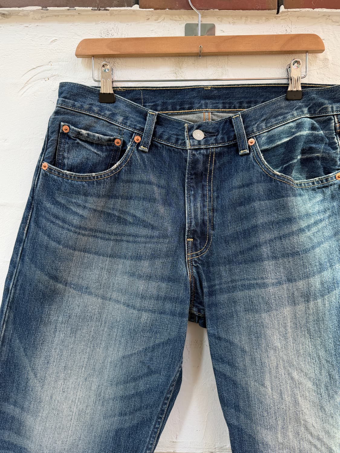 Levis 503 리바이스 루즈 스트레이트 데님 쇼츠 32x13 상품이미지2