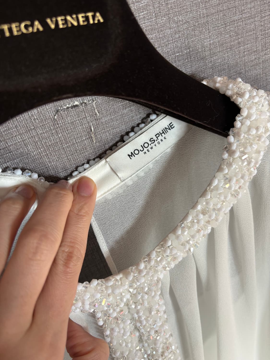 MOJO.S.PHINE 화이트 미니 원피스 상품이미지2