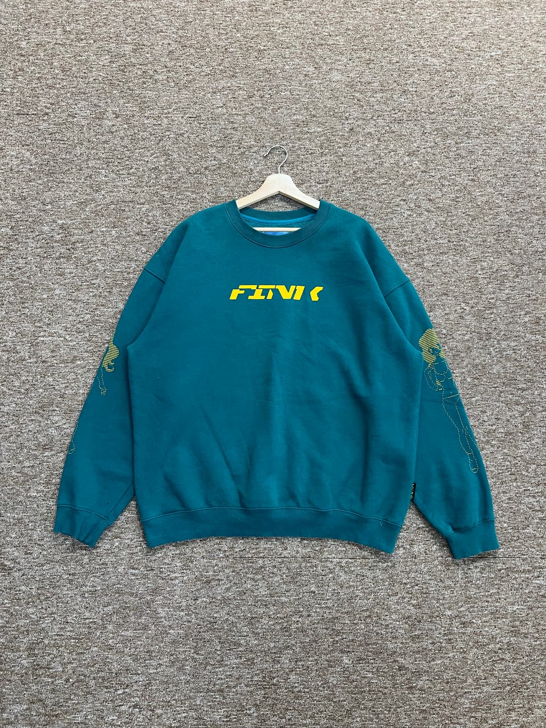 아조바이아조 프린팅 맨투맨 XL 상품이미지1