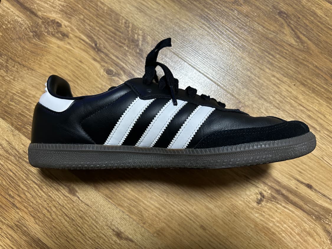 아디다스 삼바 OG 블랙 화이트 검 265 상품이미지3
