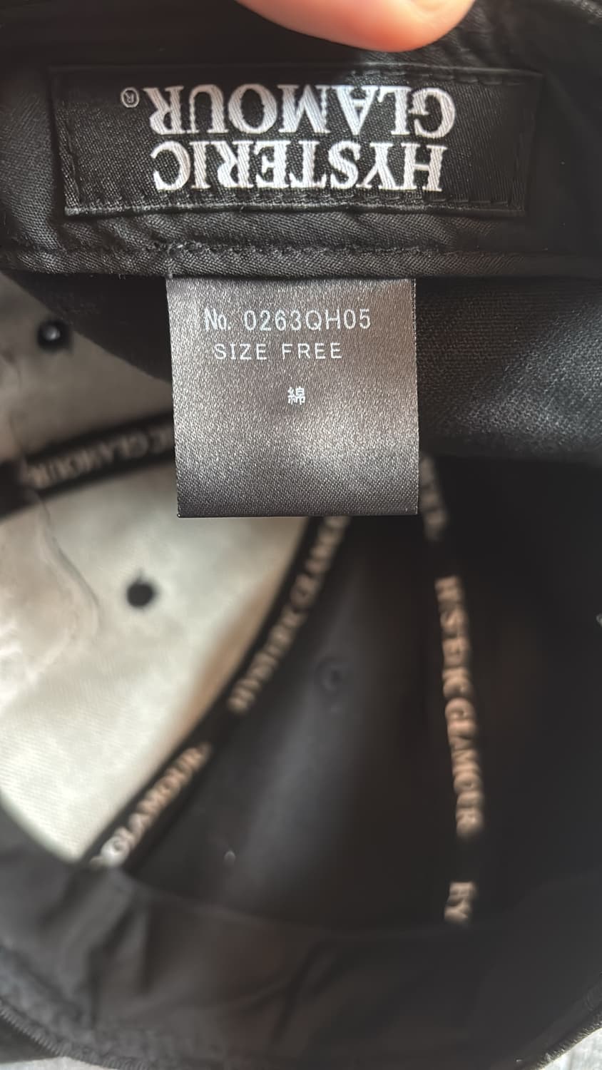 히스테릭 글래머 hys 위스키 자수 캡 상품이미지6