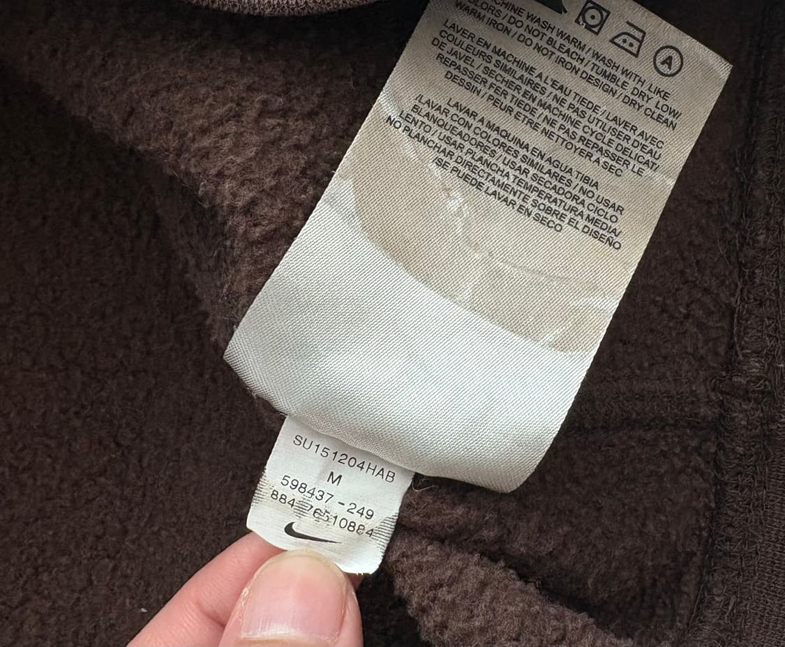 Nike 나이키 빈티지 브라운 후드티 상품이미지5