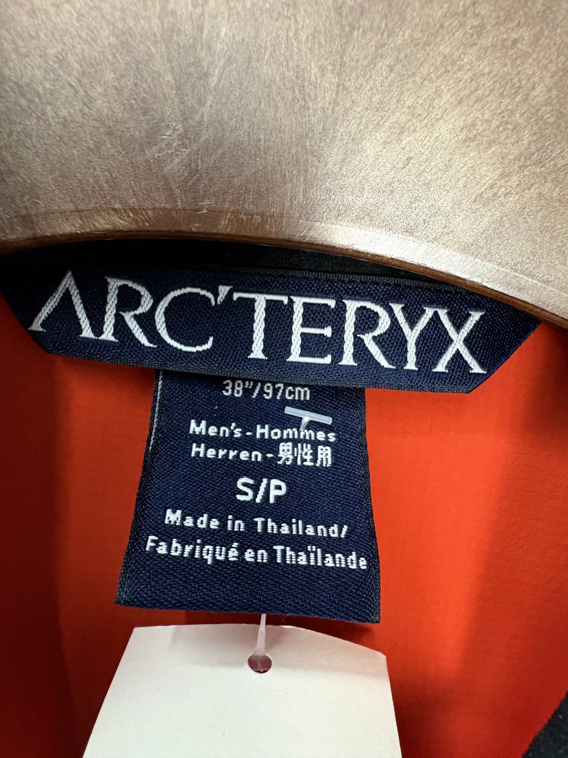 아크테릭스 오렌지 경량 나일론 바람막이 A3526 상품이미지8