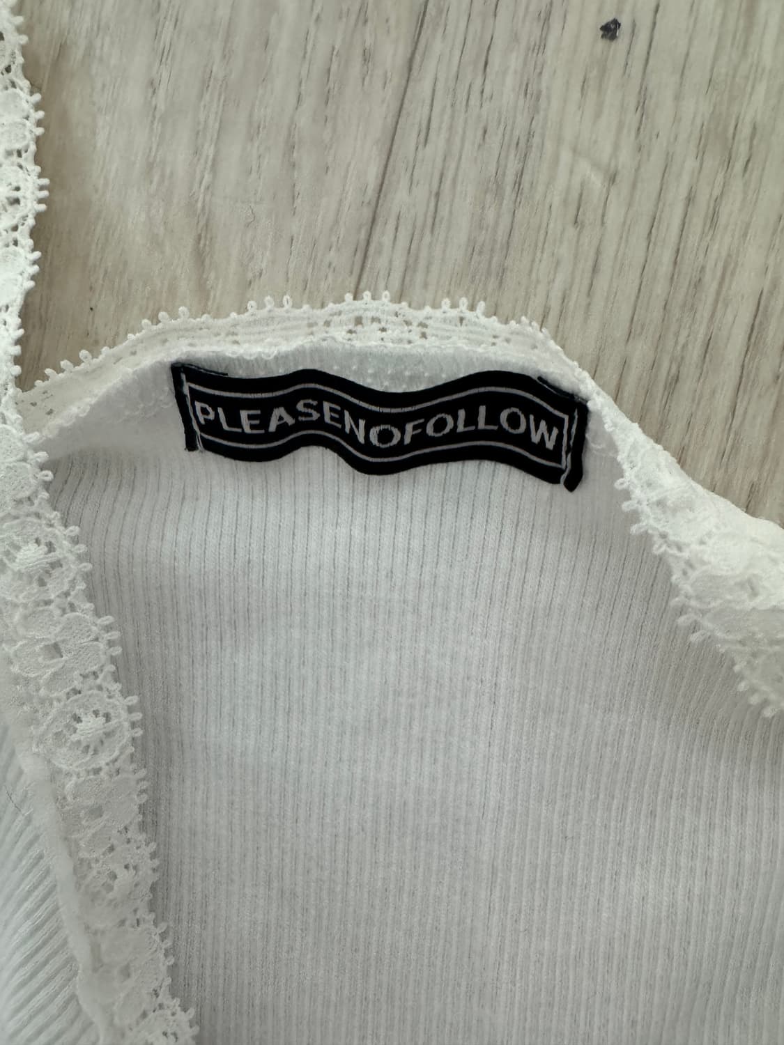 플리즈노팔로우 린다탑 화이트  상품이미지2