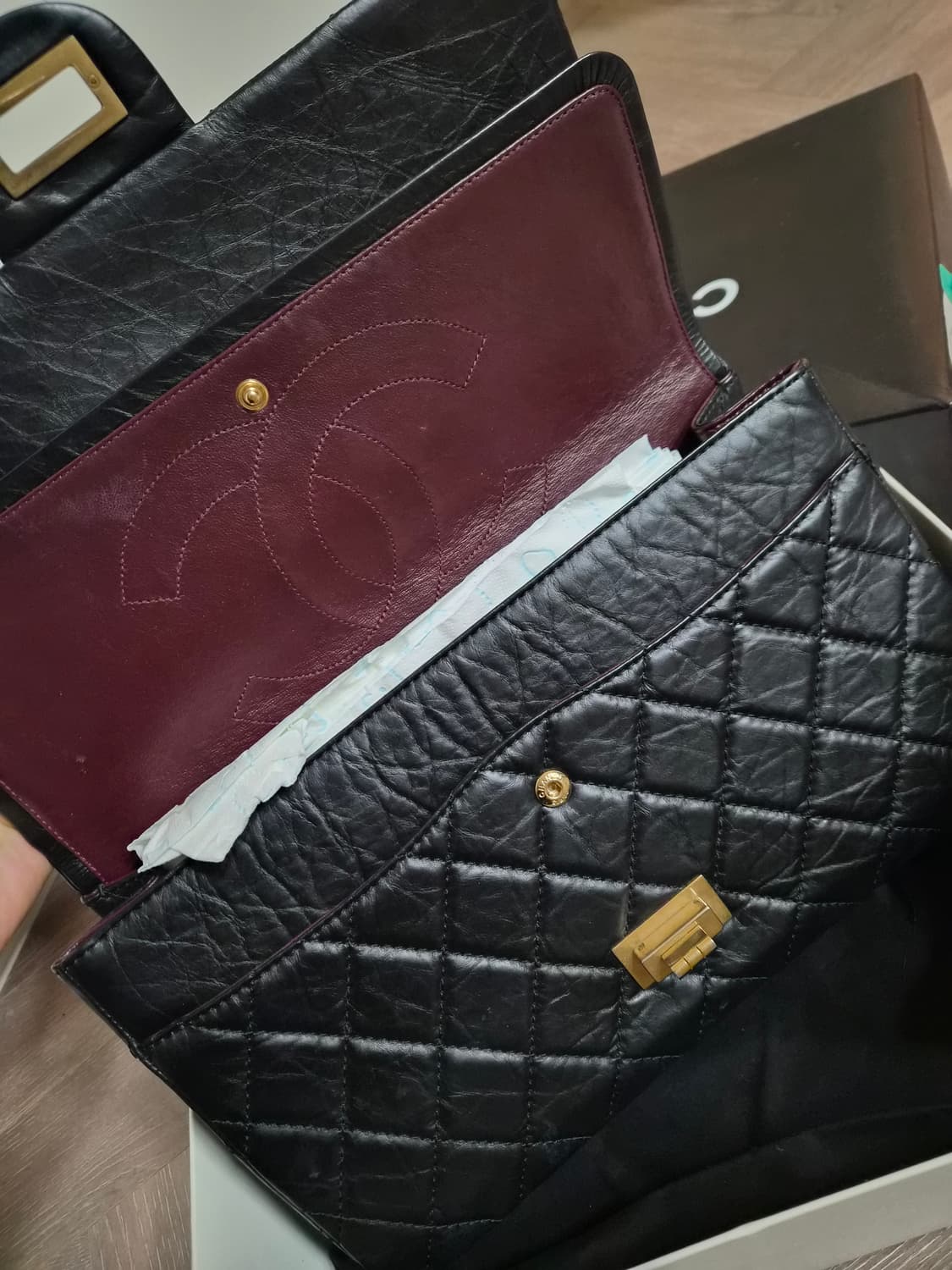 샤넬빈티지라지 정품 상품이미지6