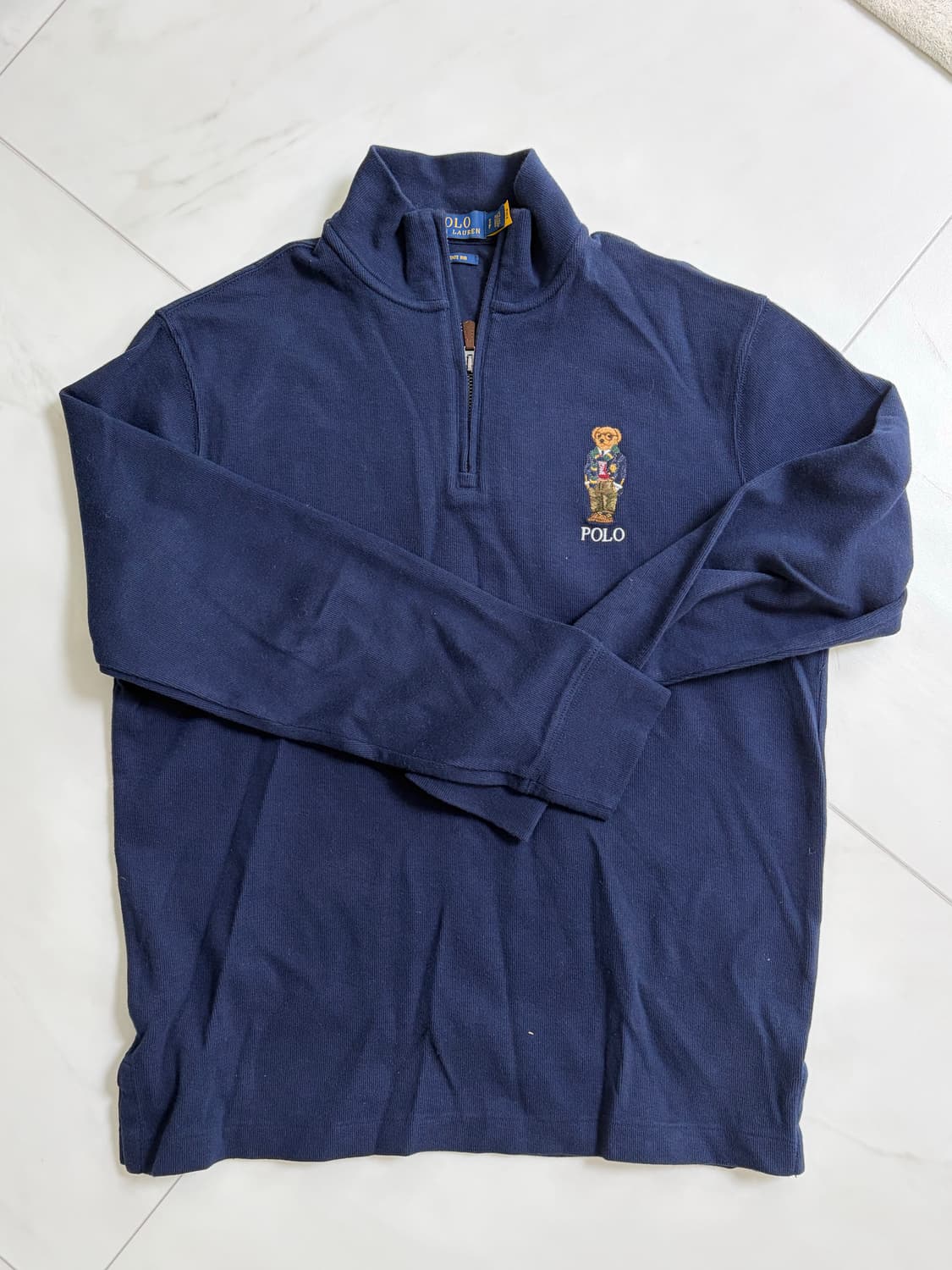 폴로 랄프로렌 베어 코튼 립 반집업 상품이미지1