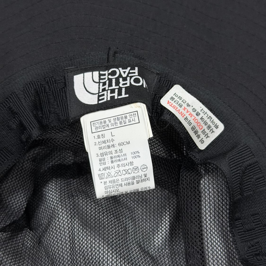 노스페이스 드라이번트 로고 햇 모자 블랙 60 L 상품이미지5