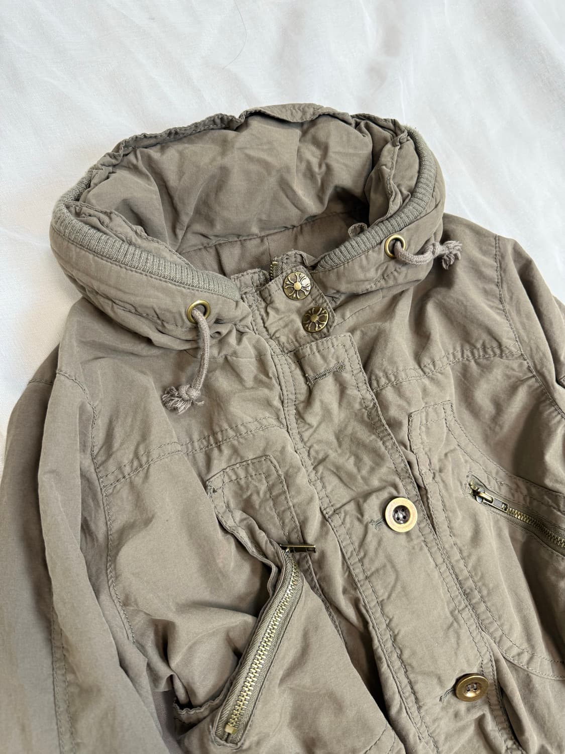 Jpn 브라운 야상자켓 상품이미지4