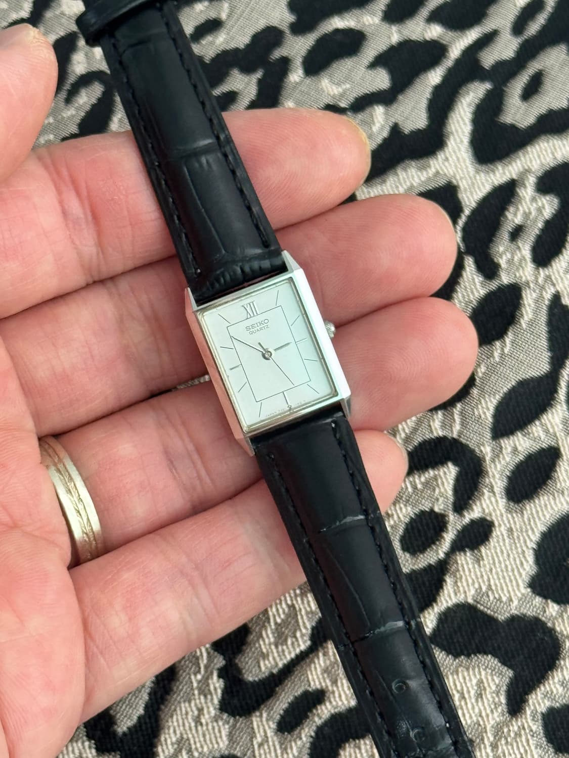 80s 빈티지 세이코 탱크 쿼츠 레이디스 상품이미지7