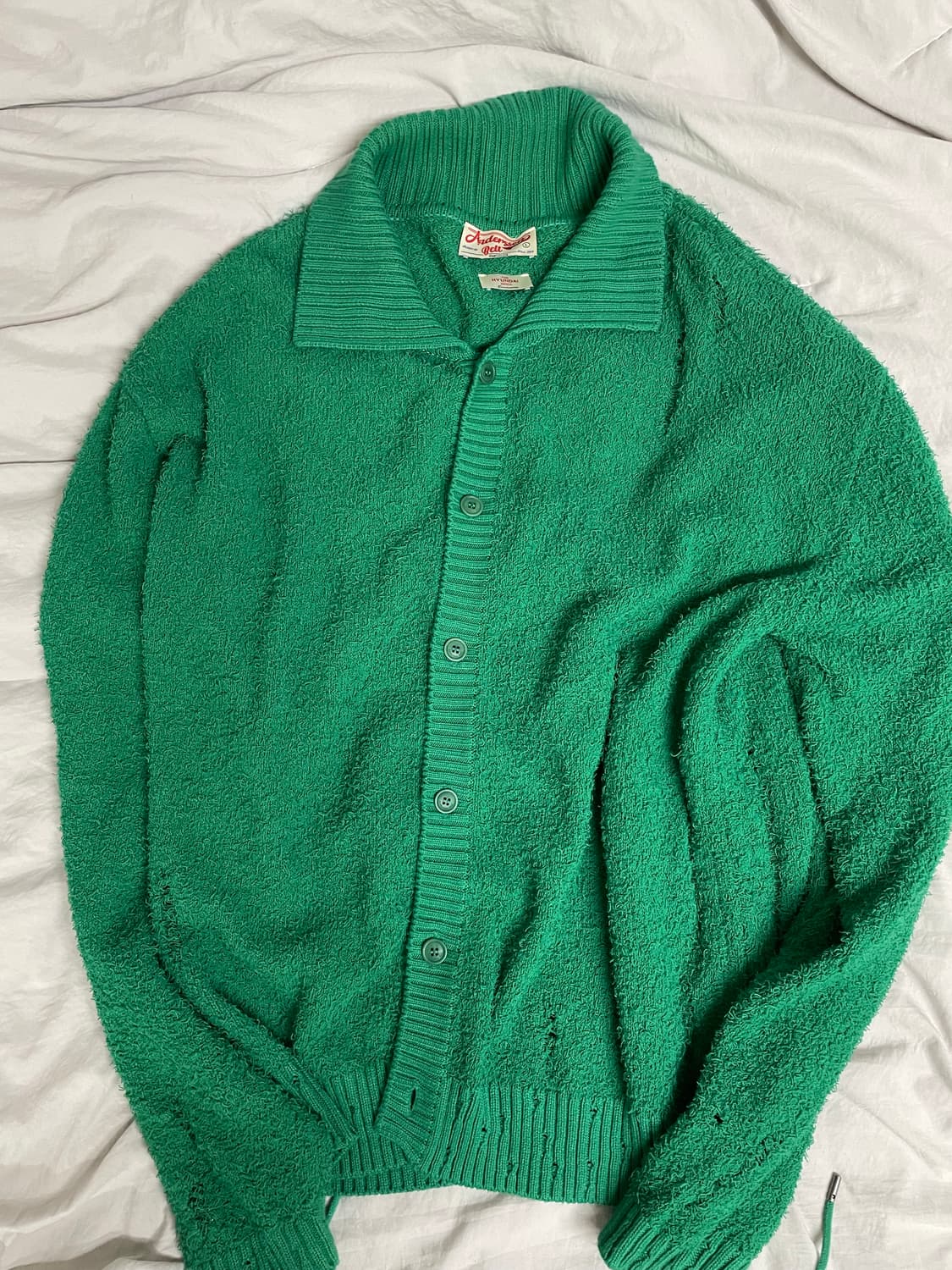 앤더슨벨 더현대 가디건 그린 M 상품이미지2