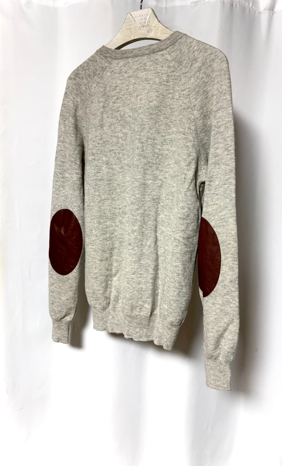 마르지엘라 10Fw 시그니처 레더·울 믹스 가디건  상품이미지7