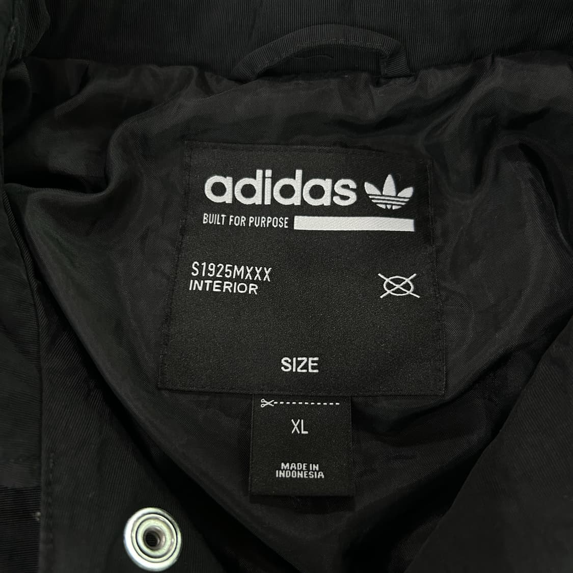 아디다스 블랙 코치 자켓 XL 상품이미지2