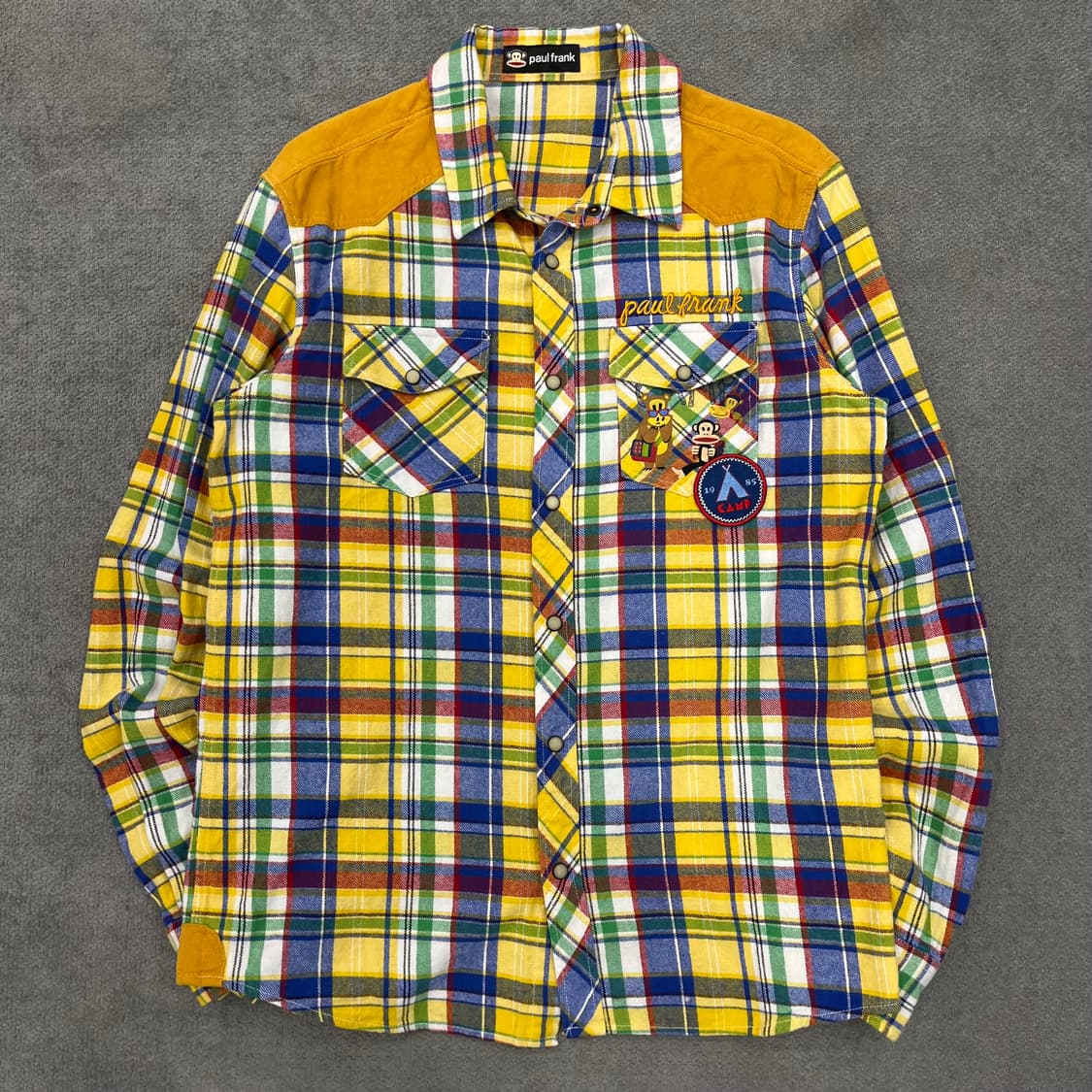 L 폴프랭크 빅로고 체크 웨스턴 셔츠 상품이미지1