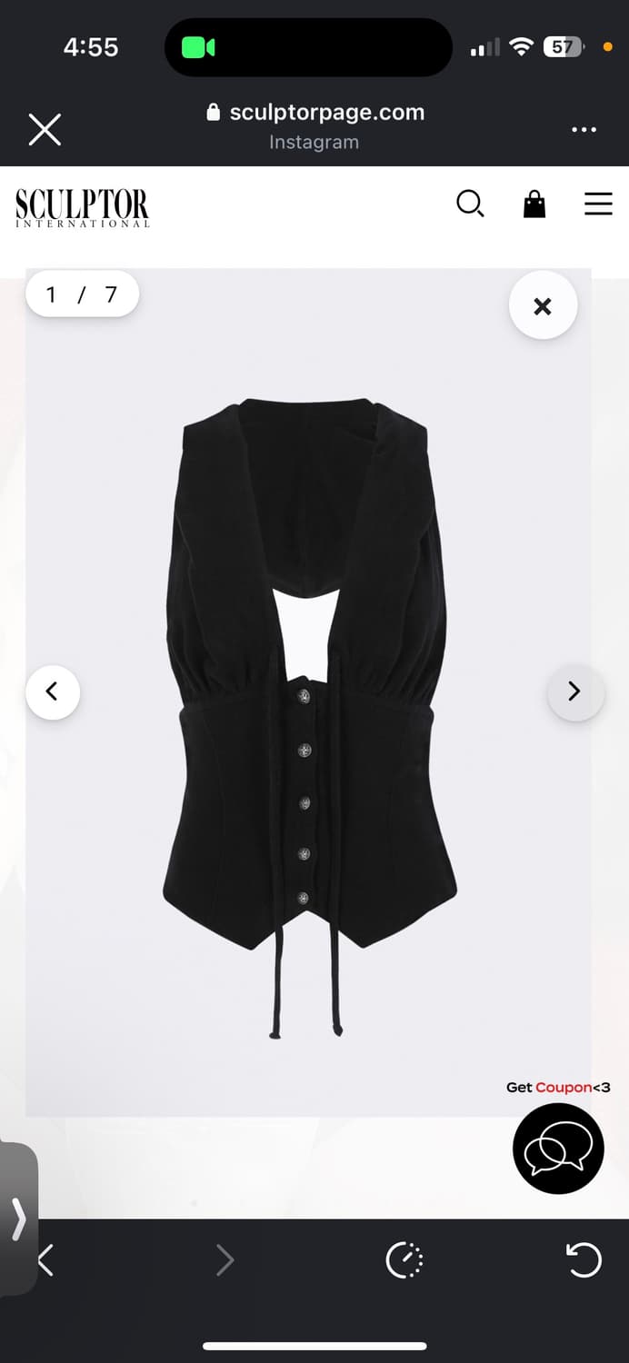 Sculptor Classic Sleeveless Hoodie Black 상품이미지1