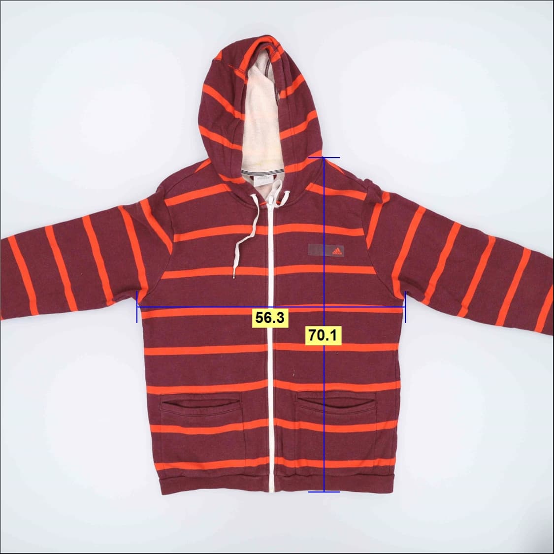 105 아디다스 기모 후드집업 0319H1 상품이미지6