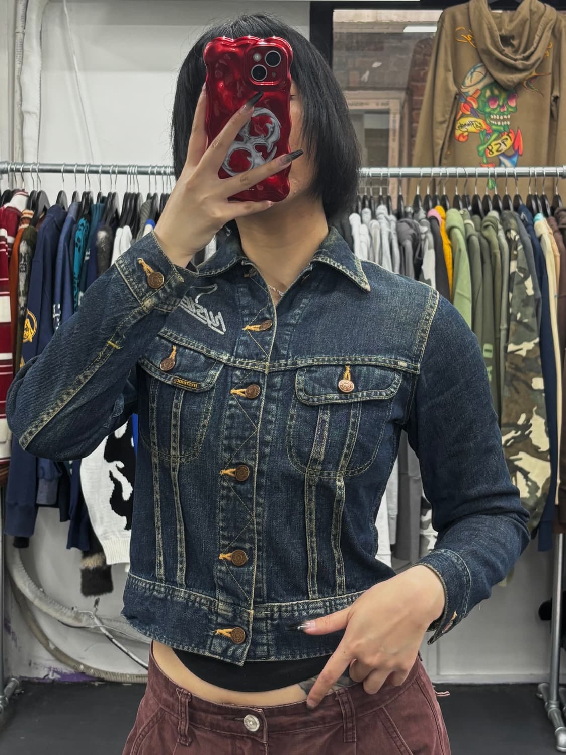 히스테릭 글래머 히스걸 아카이브 데님자켓 상품이미지4