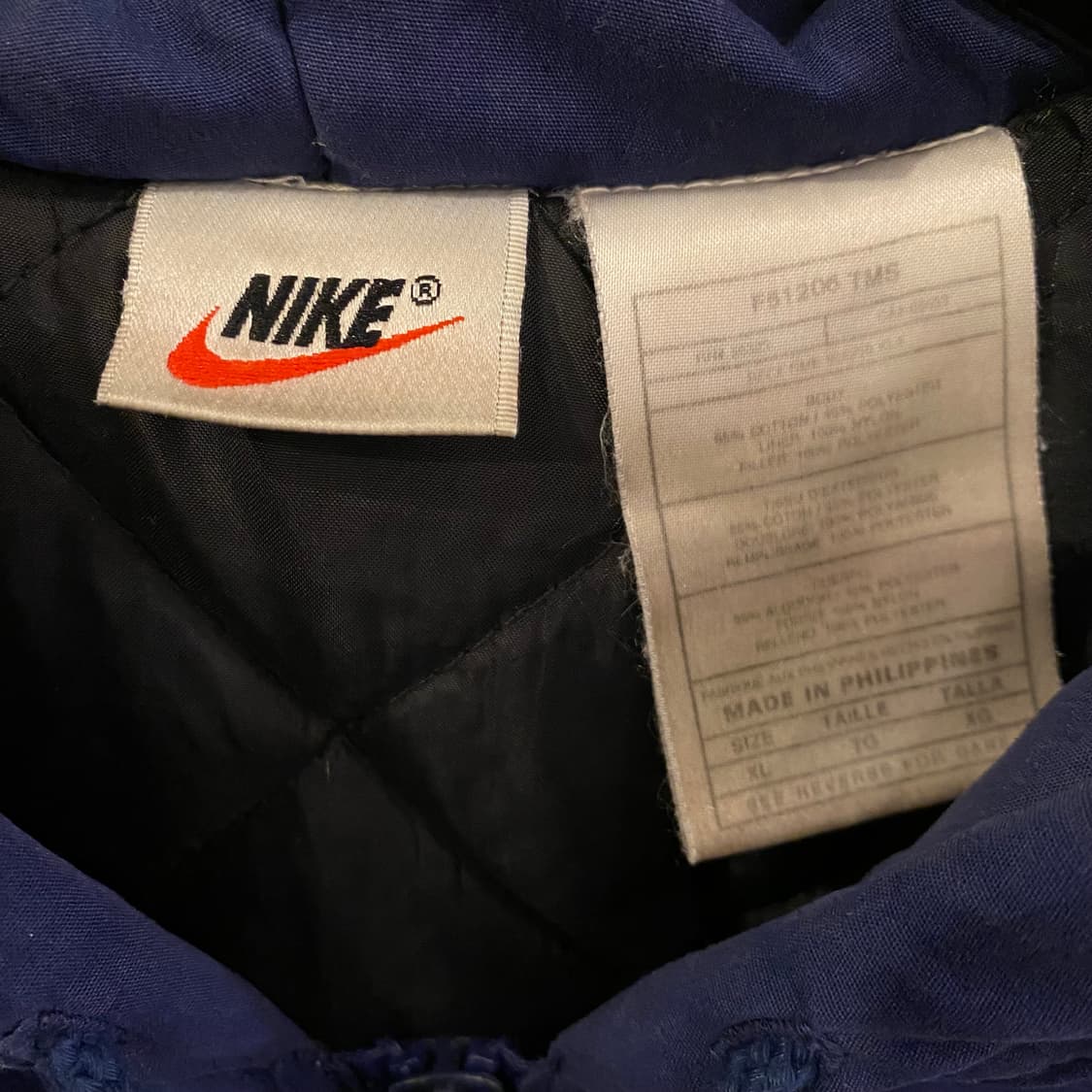 90s USA 나이키 빅스우시 패딩자켓 상품이미지8
