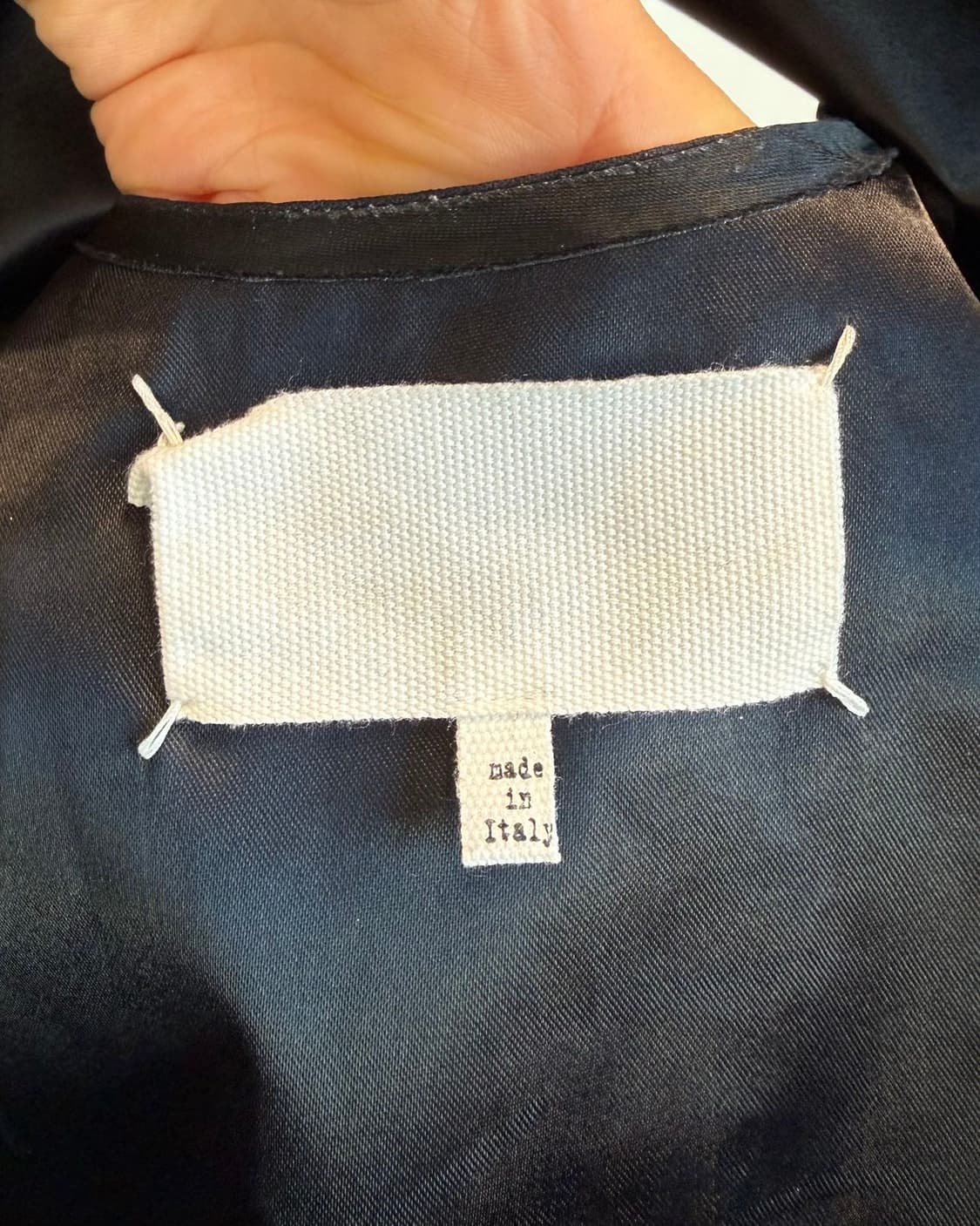 메종 마르지엘라 블랙 비스코스 슬리브리스  상품이미지7