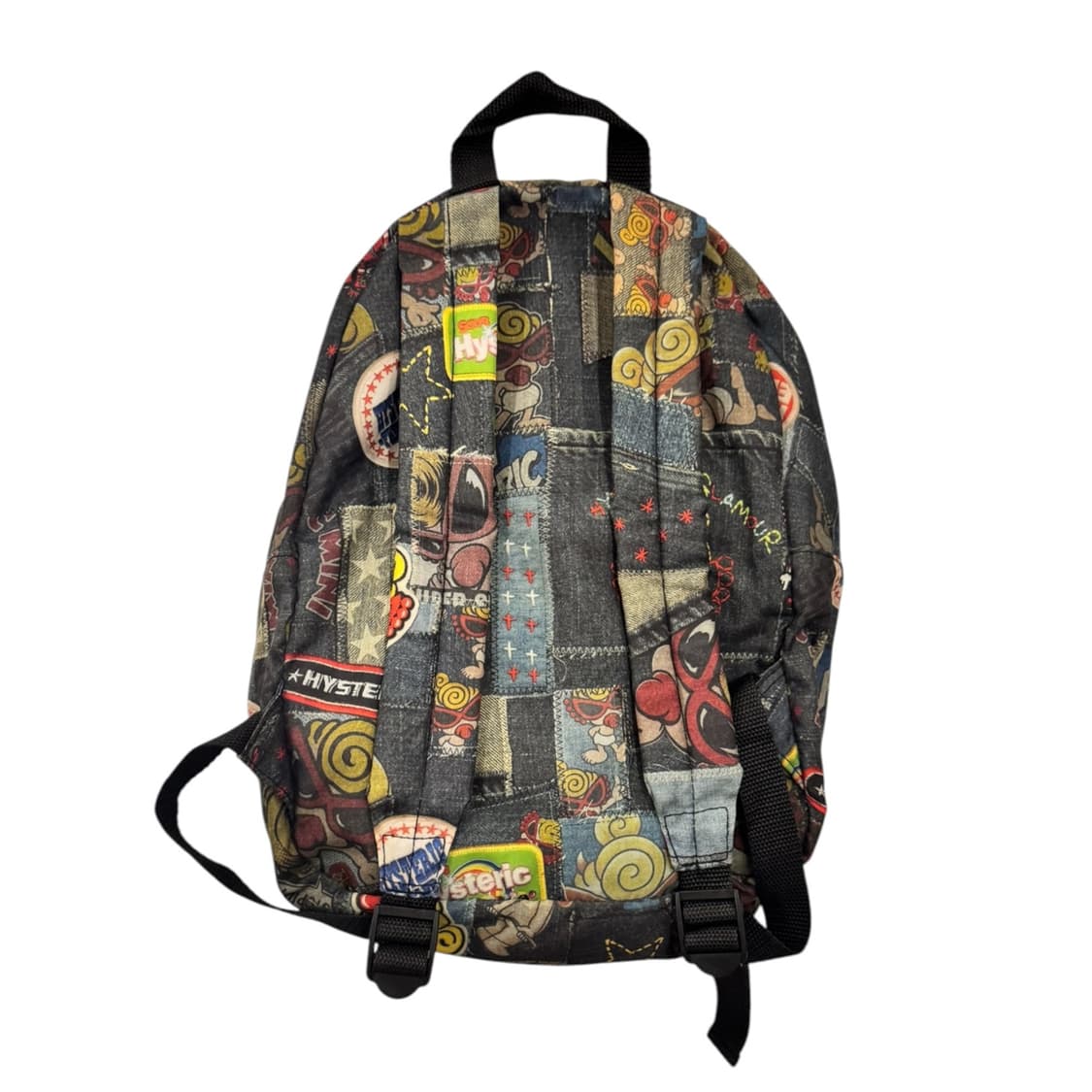 히스테릭글래머 데님 패치워크 프린티드 백팩 상품이미지3