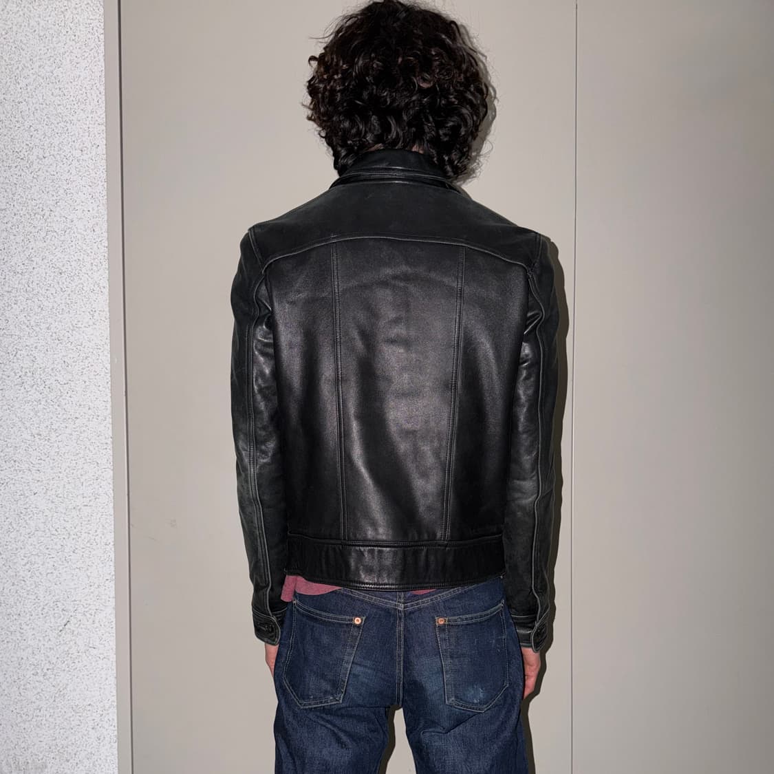 레더 집업 자켓 상품이미지3