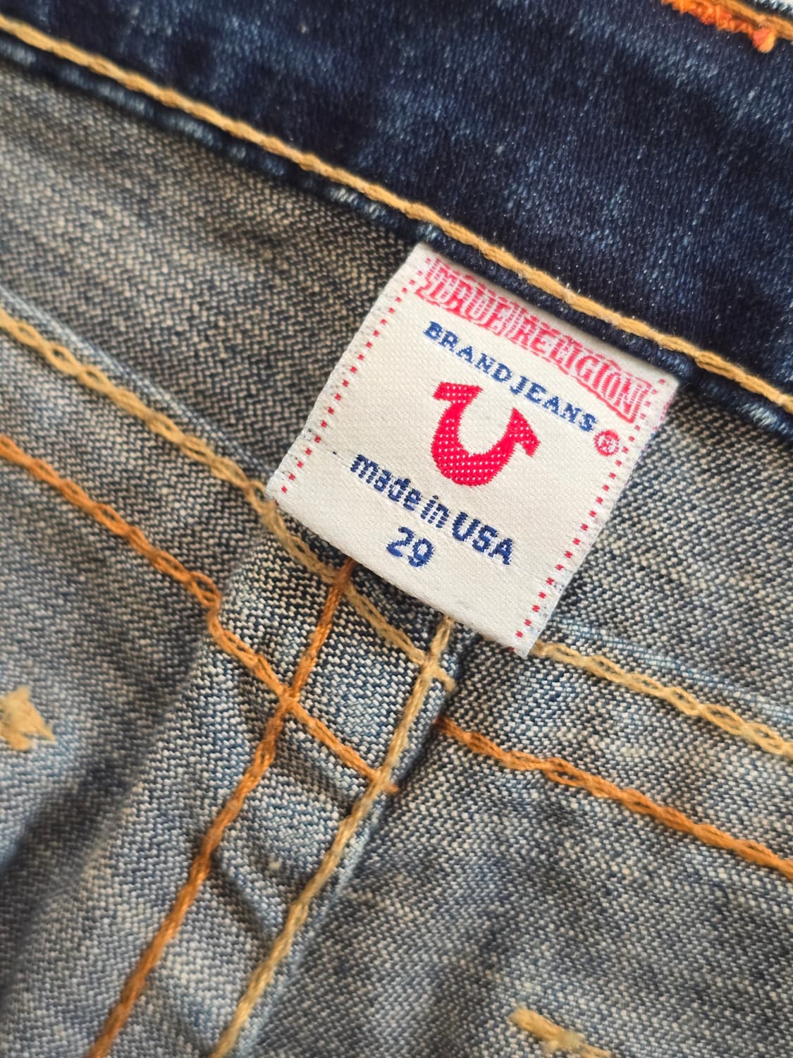 트루릴리전 조이 로우라이즈 부츠컷 데님 팬츠 29 상품이미지7