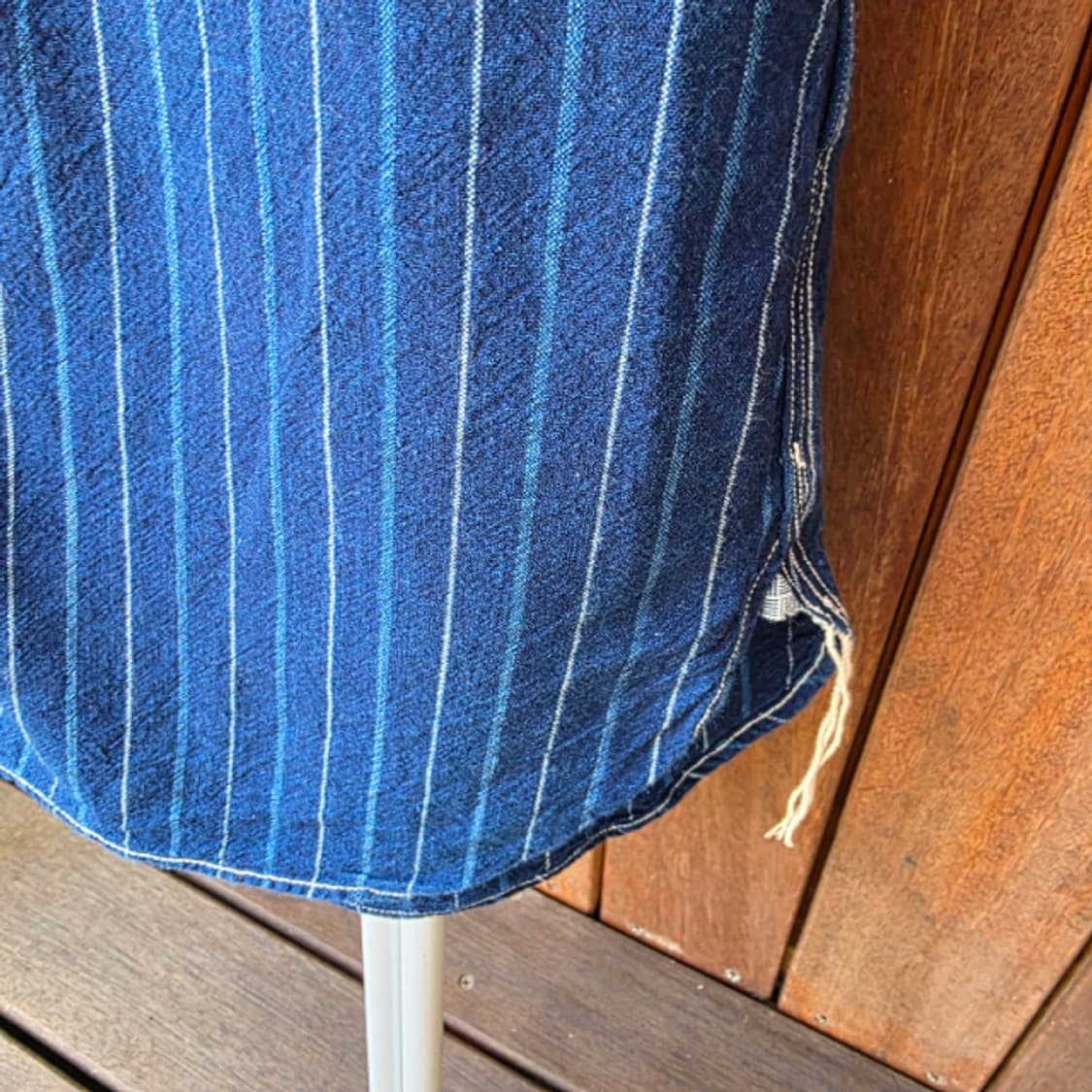 SUGAR CANE 슈가케인 5.2oz 인디고  1/2 워크 셔츠 상품이미지9