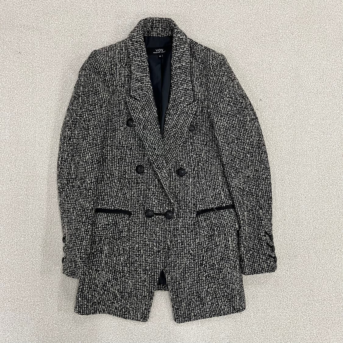 55 보이스오브보이스 트위드 더블 자켓 0220M 상품이미지1