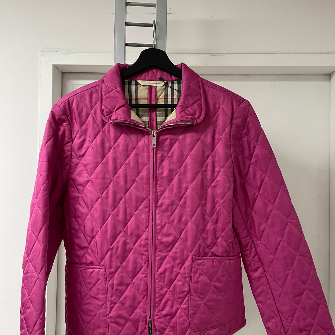 버버리 퀄팅 자켓 핑크 M(W) 상품이미지2