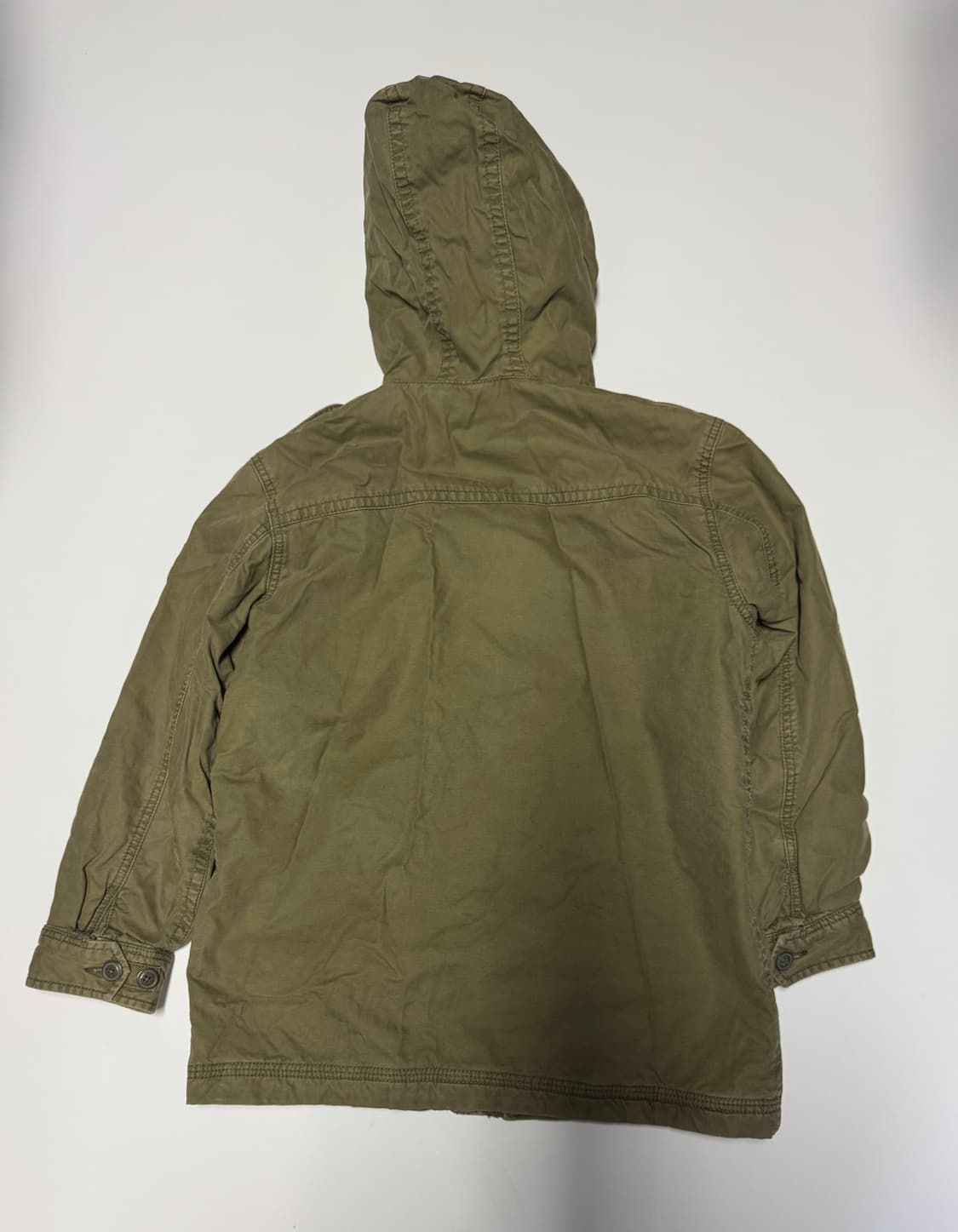 여성 Gap 갭 밀리터리 투 포켓 워크 자켓 M 카키 상품이미지2