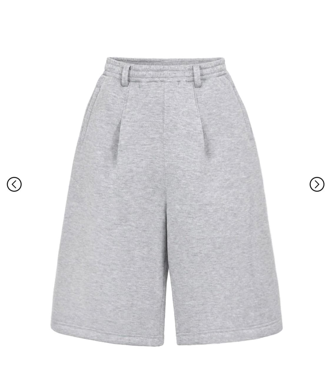 
PANEL BERMUDA PANTS MELANGE GRAY 상품이미지3