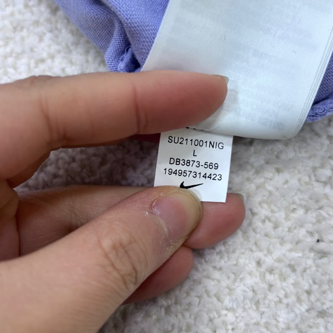 L 나이키 여성 크롭 반팔 티셔츠 0320E 상품이미지5