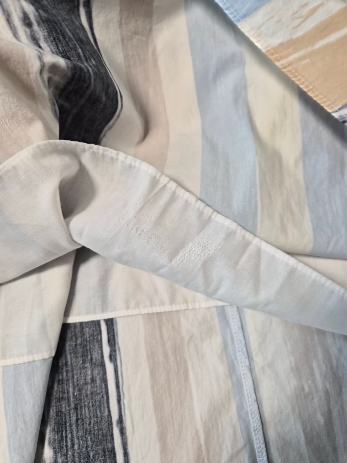 여름 코디 완성! 아티스틱 스트라이프 롱 스커트 끈포함/상태 최상 상품이미지7