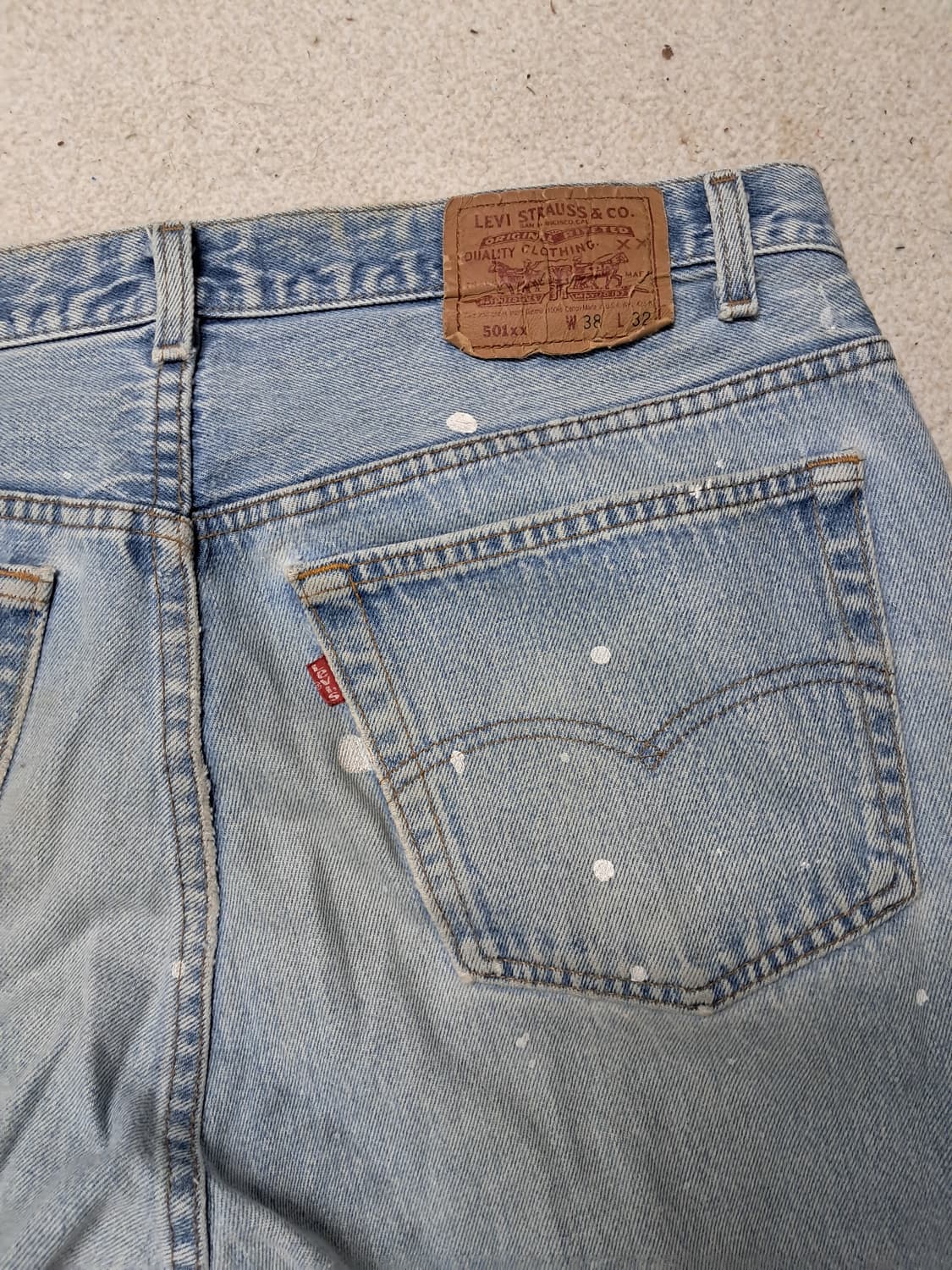 리바이스501xx리폼 칠부바지 상품이미지2