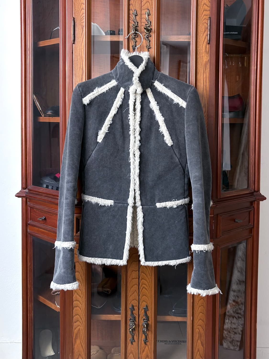 베로니크 브랑키노 워시드 코튼 퍼 자켓 상품이미지1