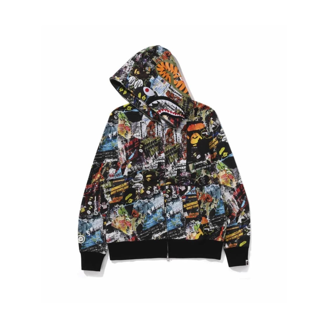 🦈일일특가🦈베이프 플라이어 패턴 샤크 풀집 후디🦈 상품이미지1