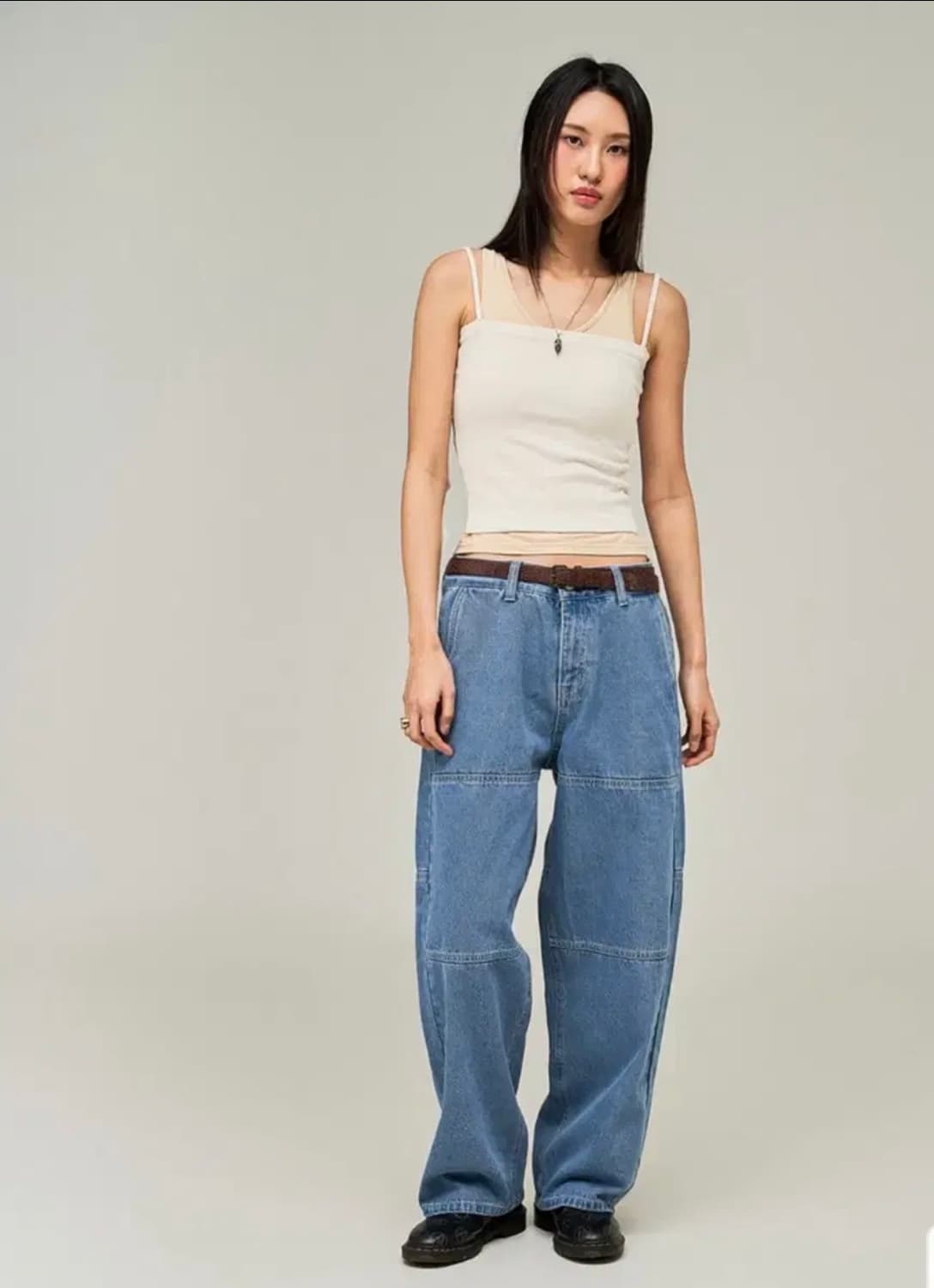 딥센스 절개 워싱 청바지 상품이미지3