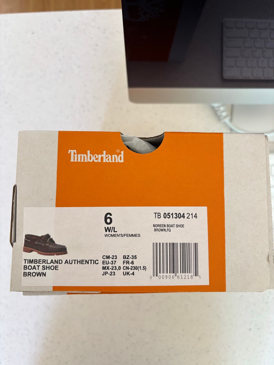 팀버랜드 Timberland 여성 클래식 3아이 보트슈즈 / 230사이즈 상품이미지7