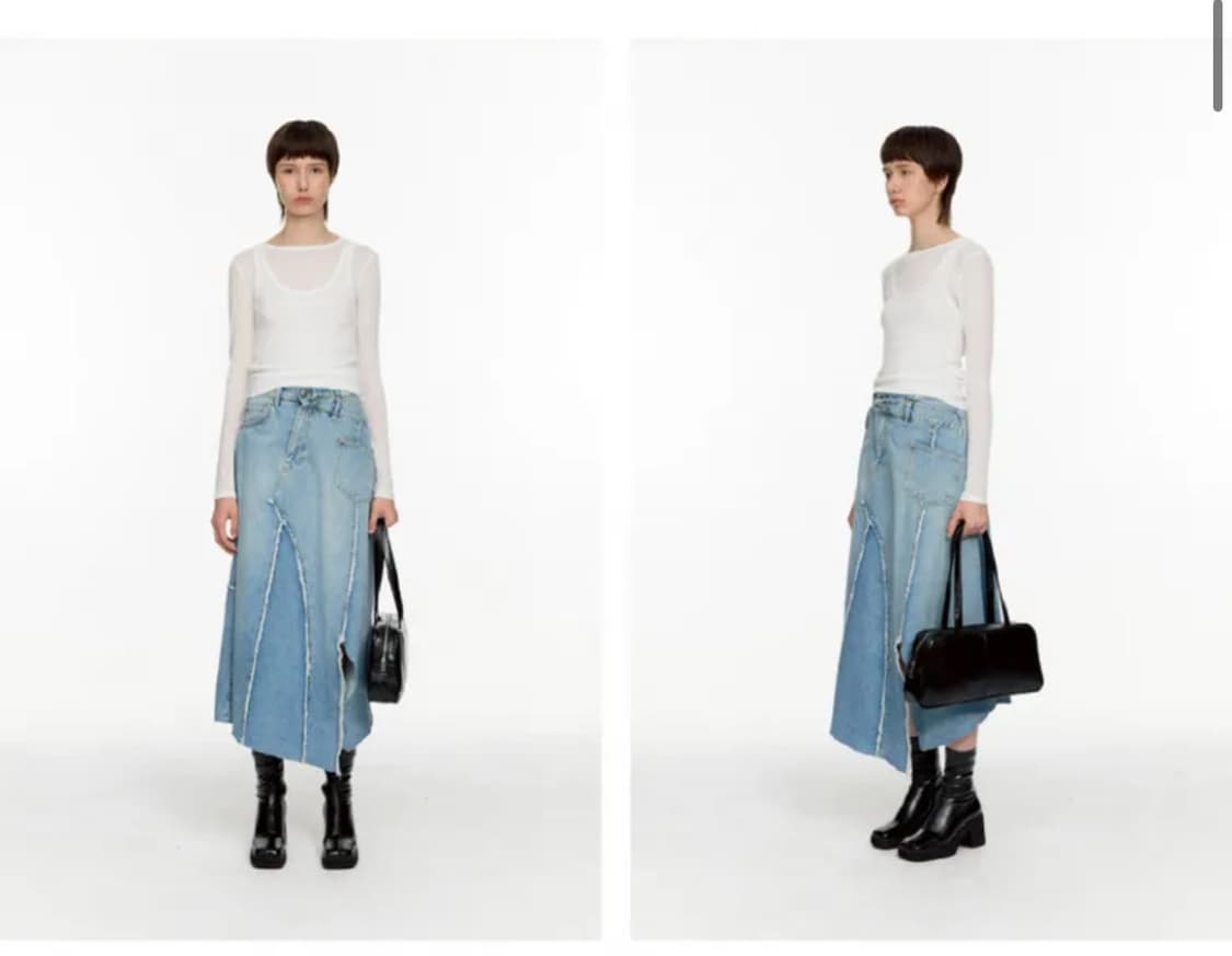 필인더블랭크 Trapezoid Baguette Shoulder Bag 상품이미지3