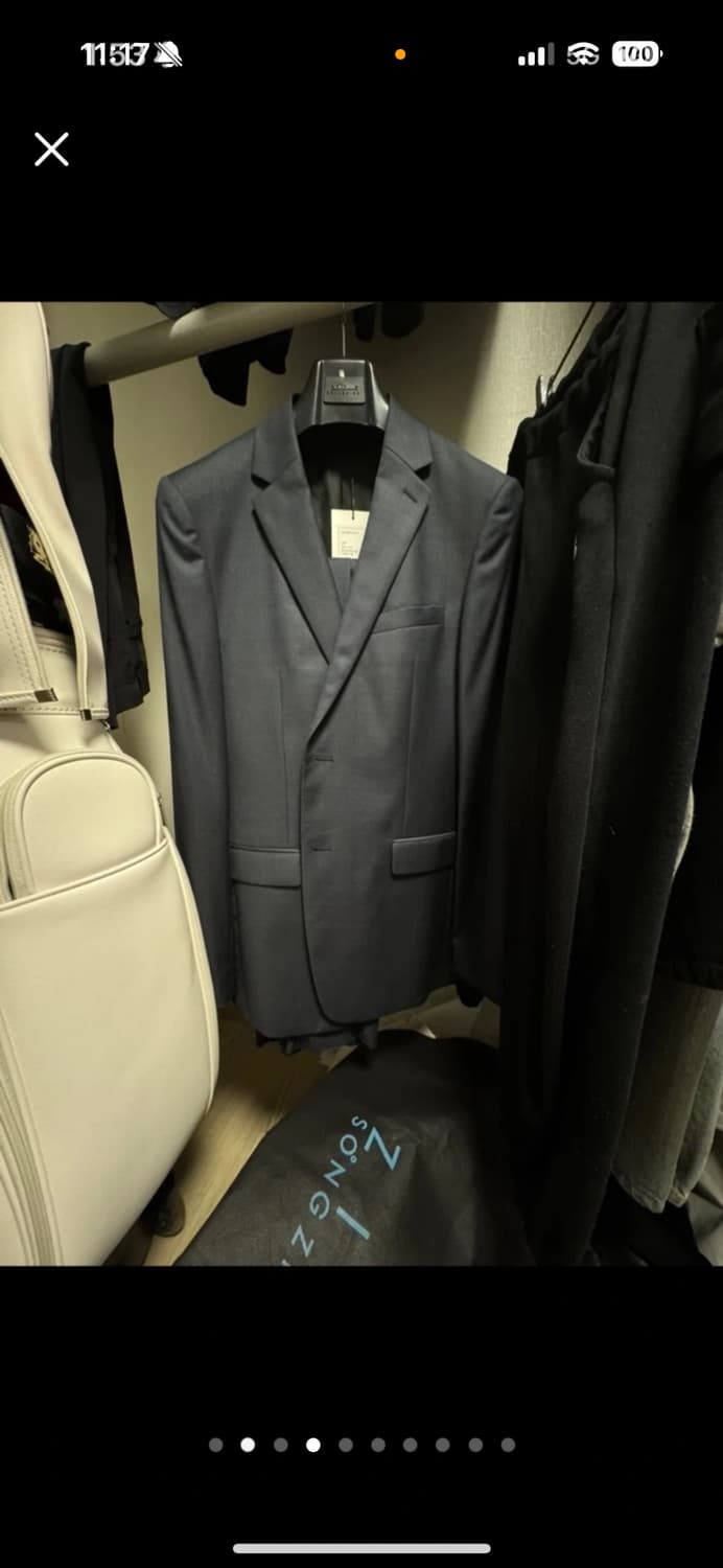 울 수트 셋업 새상품 Jake Wu Coin Multi Dobby 상품이미지2