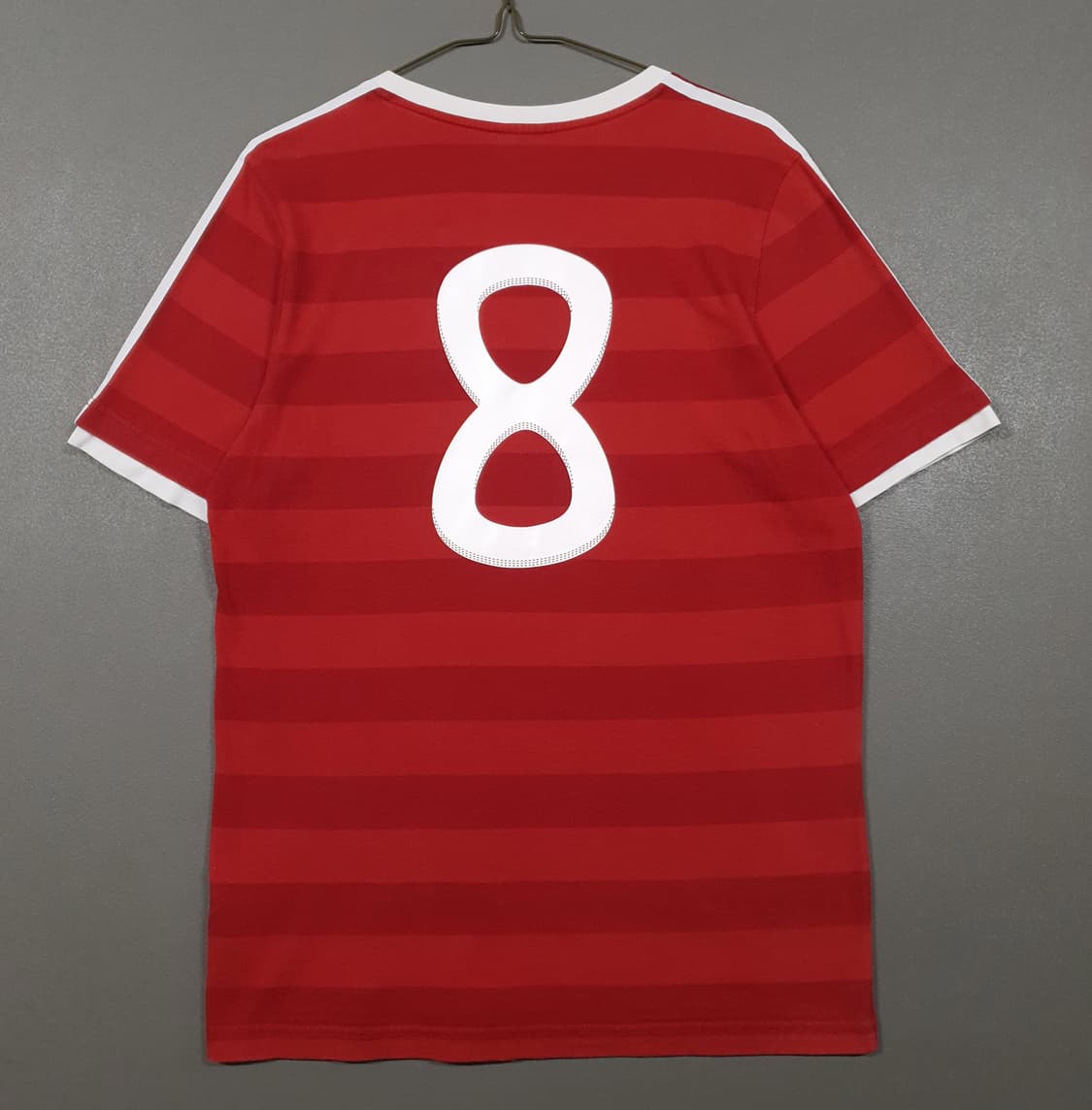 여성) 아디다스 리버풀 제라드 티셔츠 스트라이프 반팔티 블록코어 상품이미지7