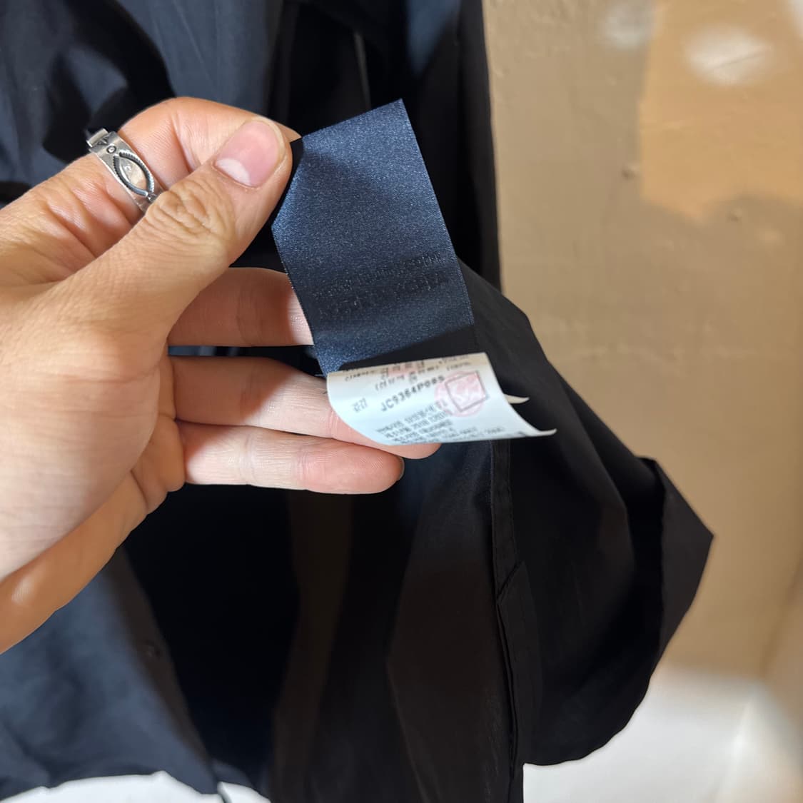 준지 블랙 디테일 셔츠 상품이미지7