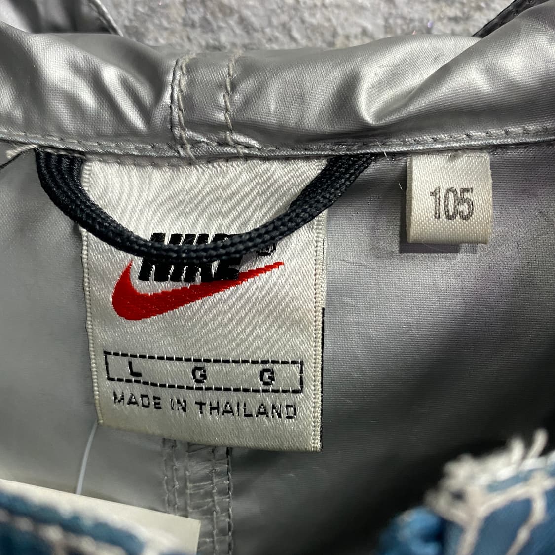 나이키00s 스카치 빅로고 네이비 아노락 B3224 상품이미지4