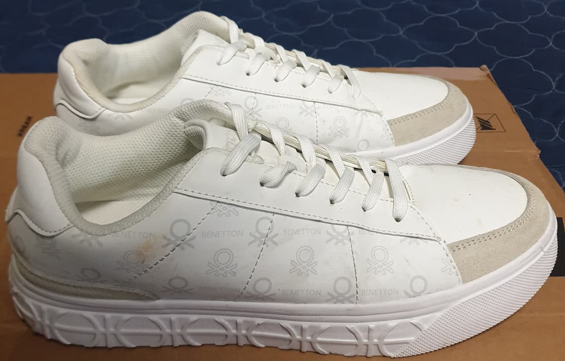 베네통 초경량 라이프 스니커즈 화이트 (270) 상품이미지2