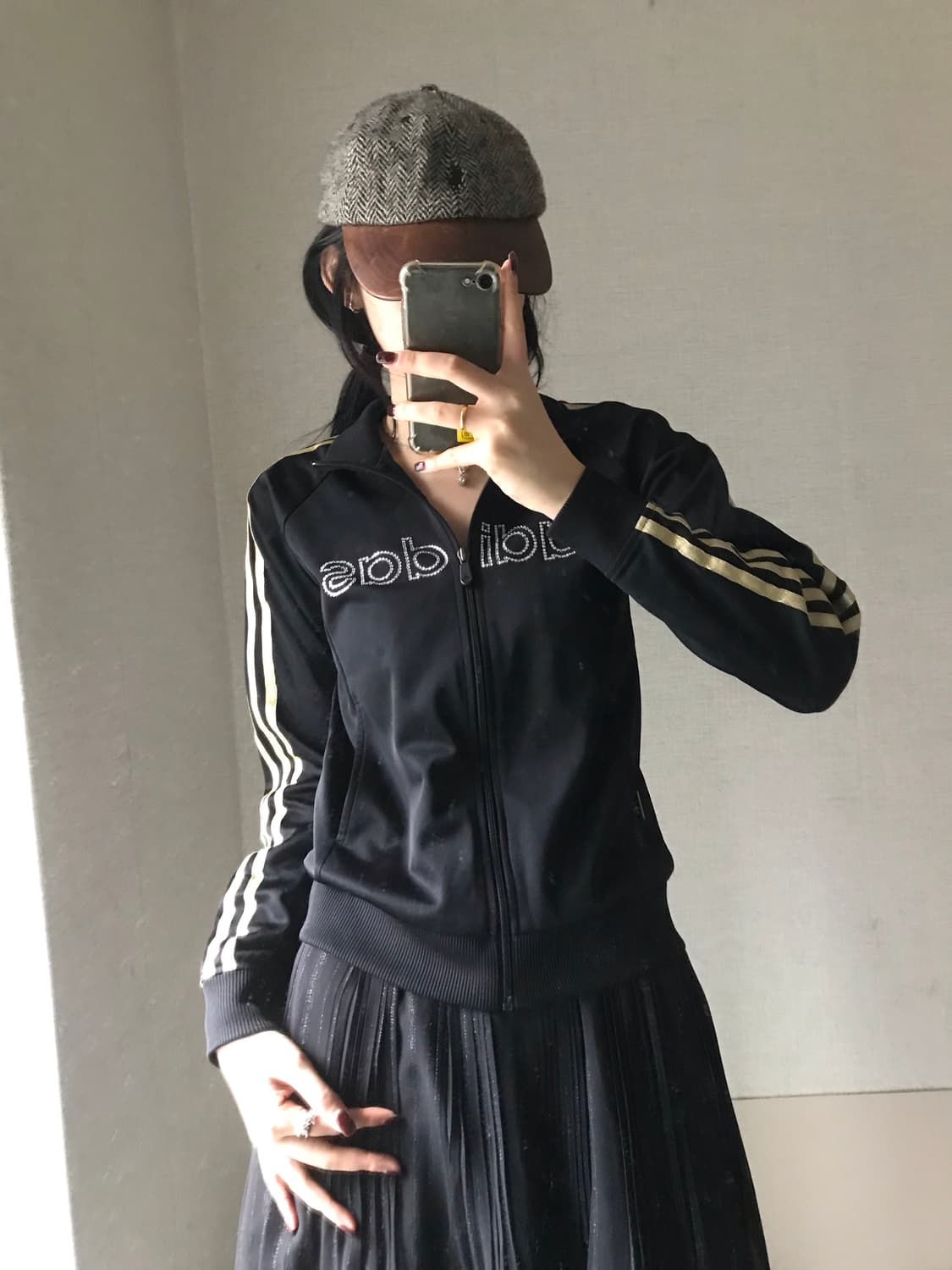 아디다스 블랙 골드 큐빅 져지 상품이미지1
