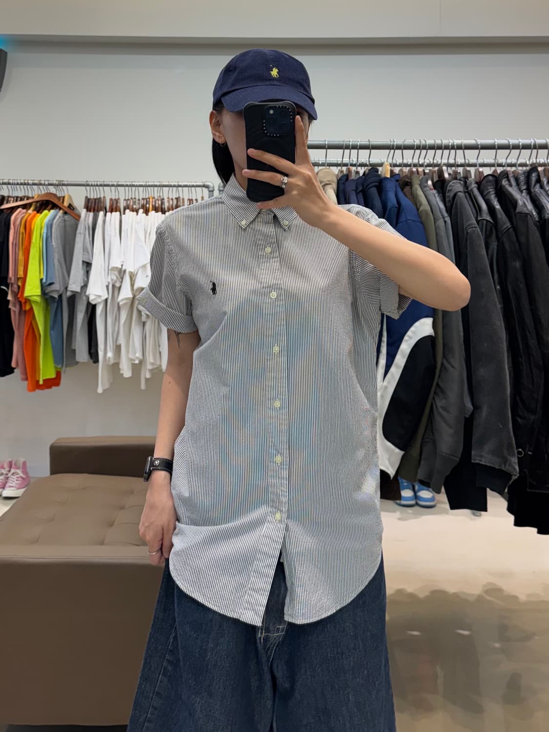 폴로 랄프로렌 히코리 반팔 셔츠 상품이미지6