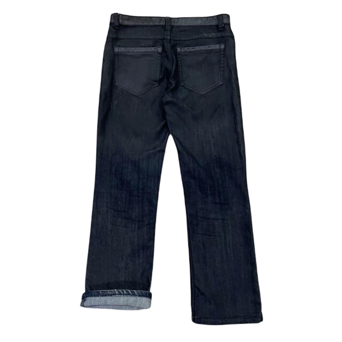 시멘틱 디자인 딥네이비 레더 진 (32) 상품이미지3