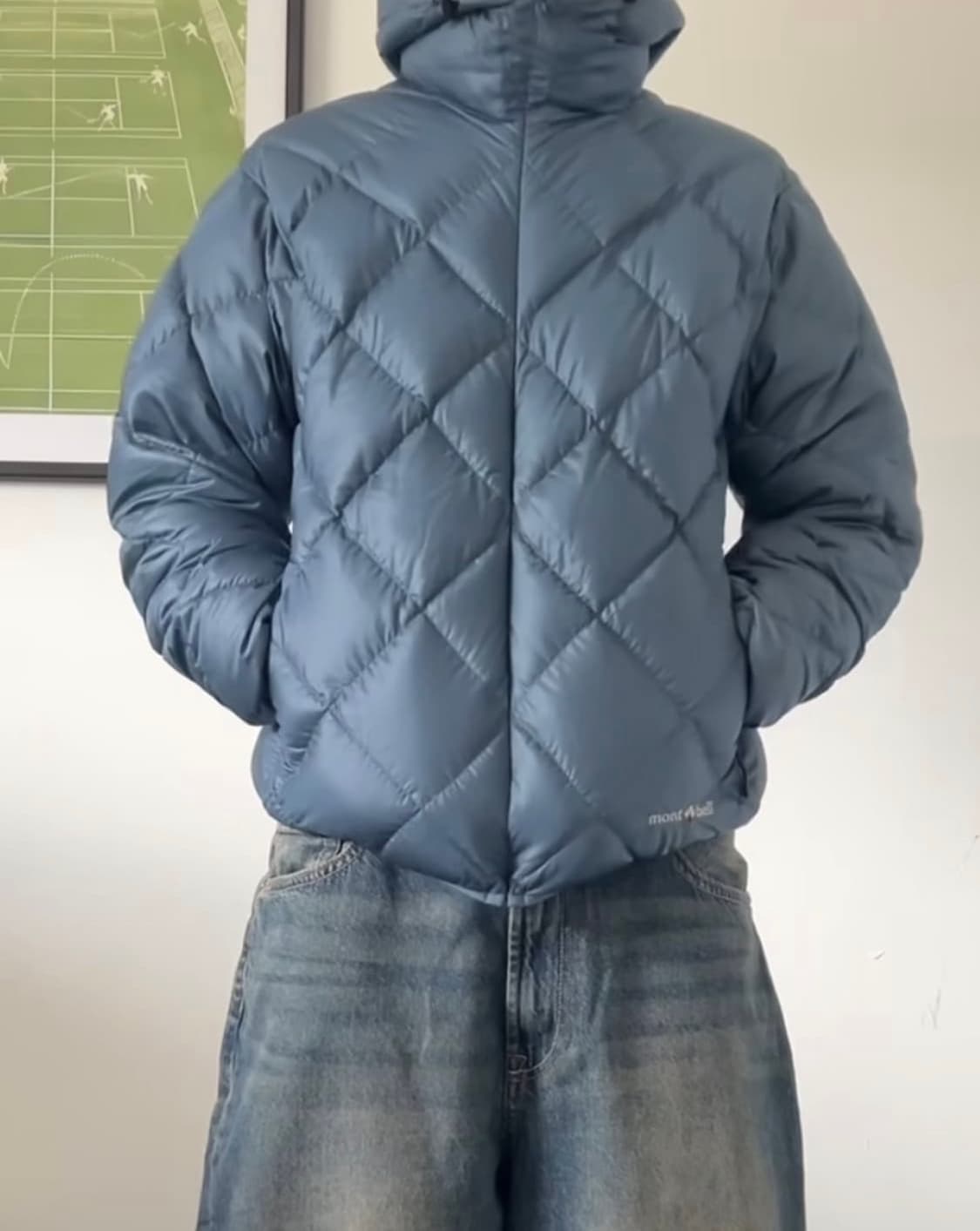 몽벨 빈티지라인 경량패딩 S 상품이미지5