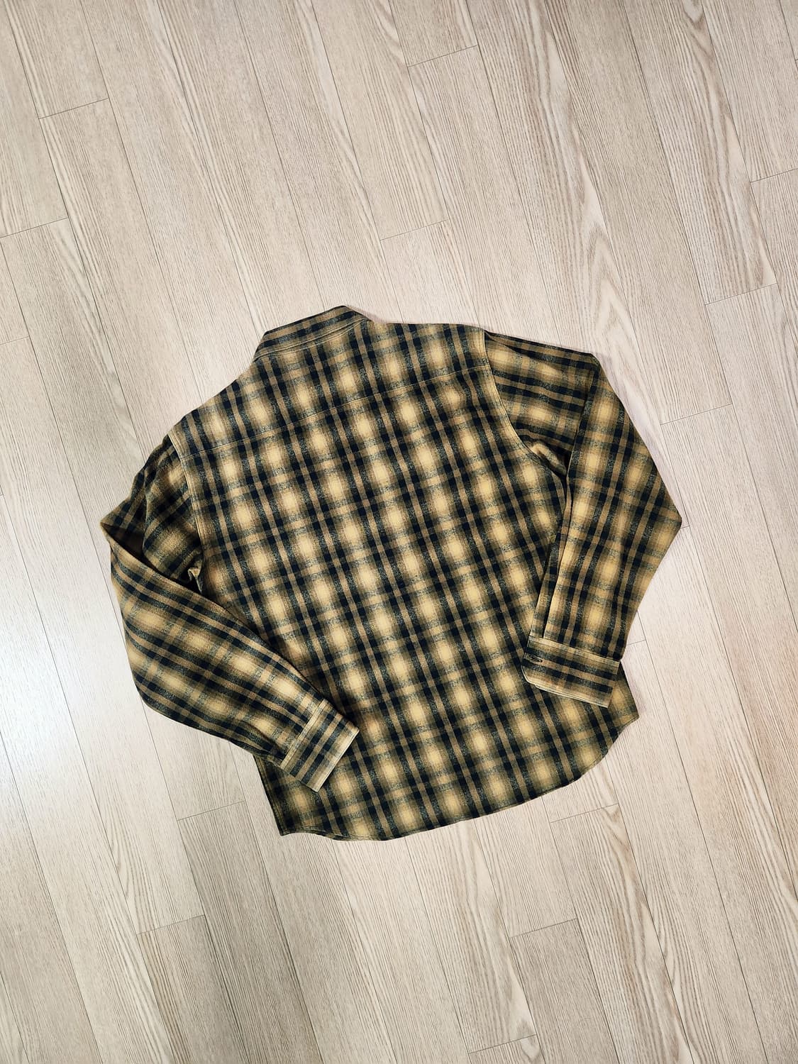 radiall japan 옐로우 더블 포켓 플란넬 셔츠 상품이미지6