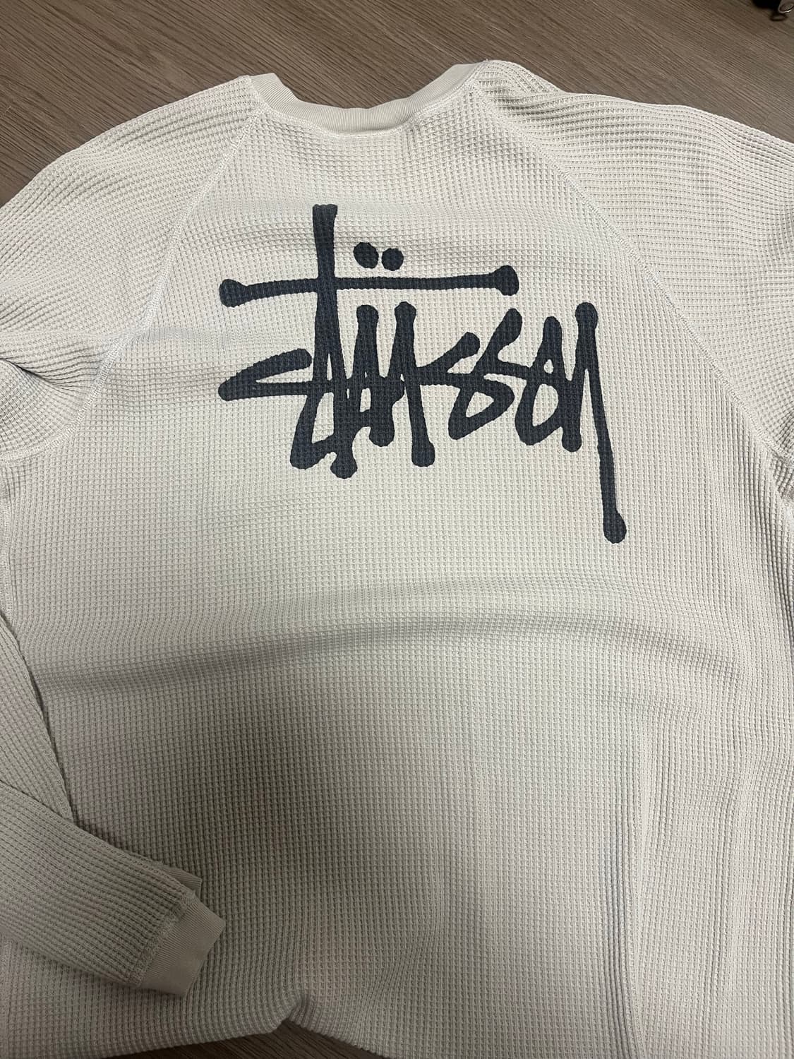 스투시 래글런 써멀 롱슬리브 크루 본 컬러 상품이미지1